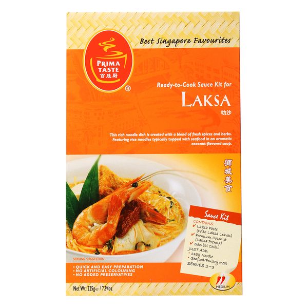 Prima Taste Laksa Ready-To-Cook Sauce Kit 225 g