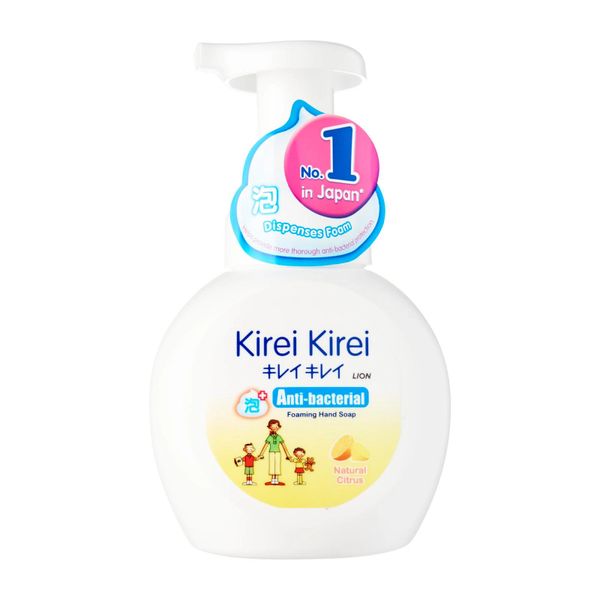 Kirei Kirei Natural Citrus Anti-Bacterial Foaming Hand Soap 250 ml