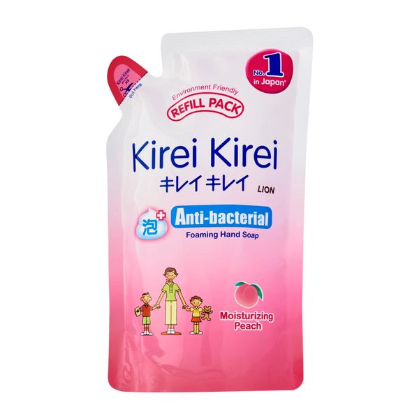 Kirei Kirei Moisturizing Peach Anti-Bacterial Foaming Hand Soap Refill Pack 200 ml