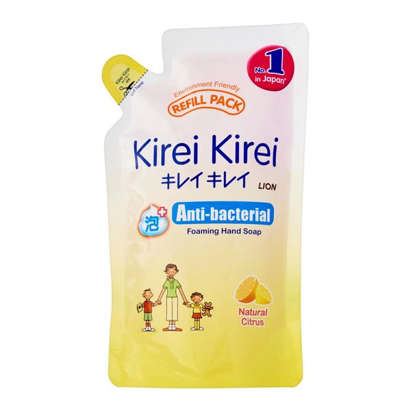 Kirei Kirei Natural Citrus Anti-Bacterial Foaming Hand Soap Refill Pack 200 ml