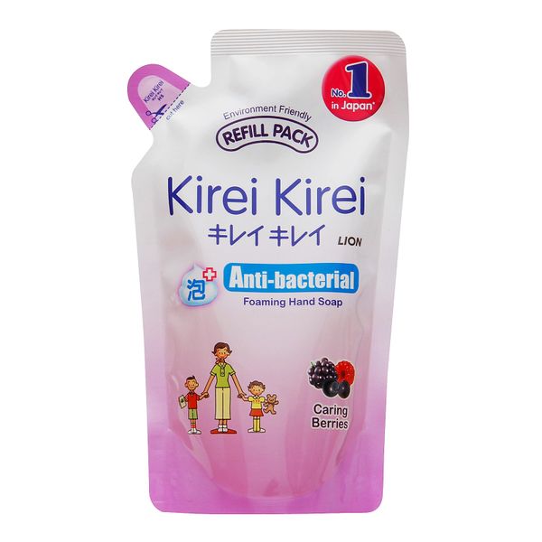 Kirei Kirei Anti-Bacterial Foaming Caring Berries Hand Soap Refill Pack 200 ml
