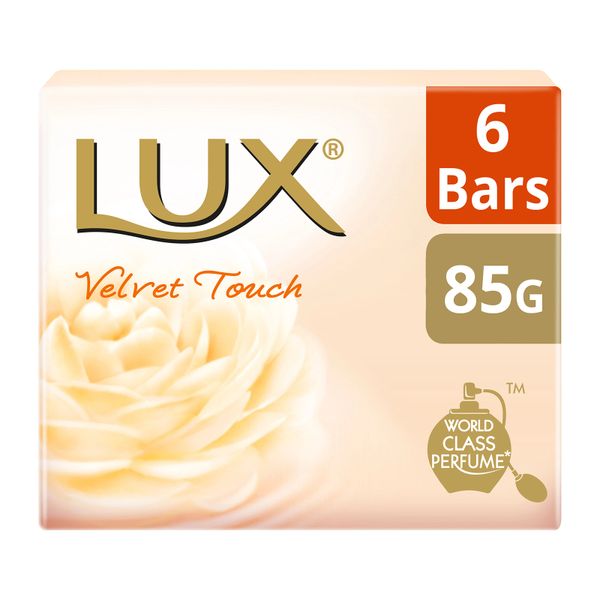 Lux Velvet Touch Beauty Bar Soap 6s 6 x 85 g