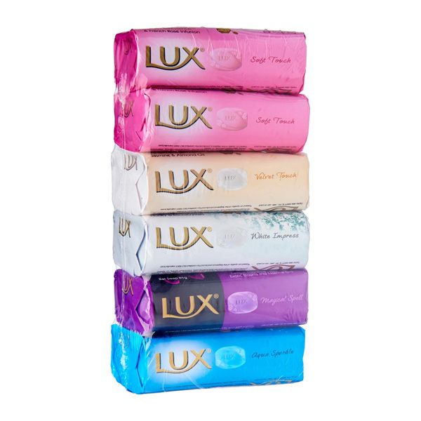 Lux 5 Colour Mix Beauty Bar Soap 6s 6 x 85 g