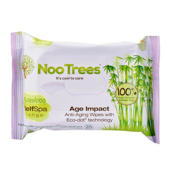 Nootrees Age Impact Eco-Dot Cleansing Wipes 25 per pack