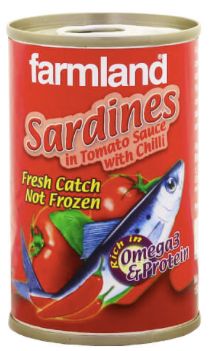 F/Land Sardine Tomato Sauce&Chilli 155g