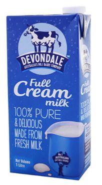 Devondale Milk Full Cream 1L