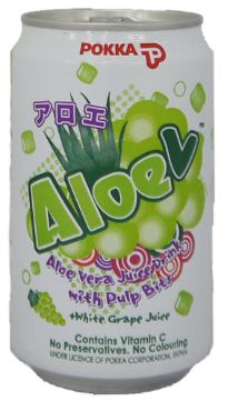Pokka Aloe V White Grape 300ml