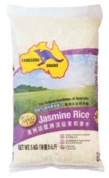 Kangaroo 100% Topaz Jasmine Rice 5KG