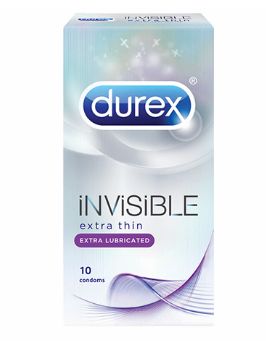 Durex Invisible Extra Lubricated 10S