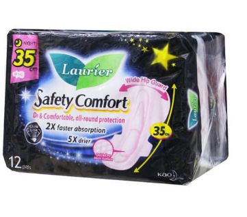 Laurier S/C Nightsafe 35CM 2X12S