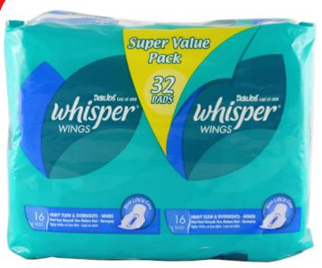 Whisper S/Value Jumbo Pack 32S