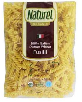 Naturel Organic Pasta Fusilli 500G