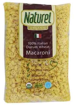 Naturel Organic Pasta Macaroni 500G