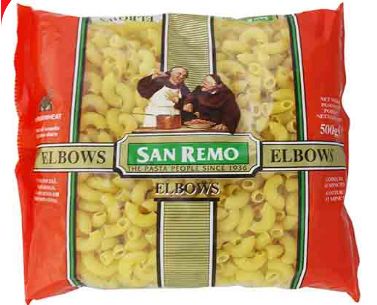 San Remo Pasta Elbow (No 35) 500G
