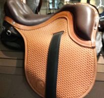 Fully hand tooled basket weave, brand new Ortho-flex Endurance Cutback. Padded stitch down seat, adj