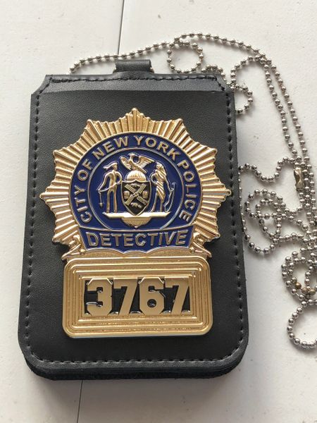 NYPD Detective Shield and badge holder