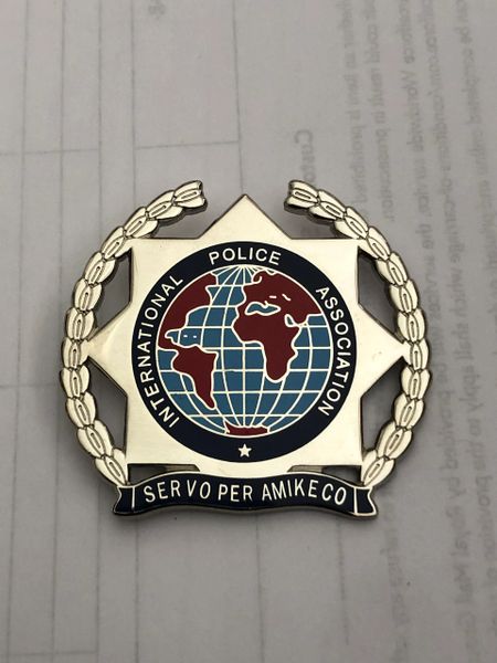 International Police Association metal & enamel badge