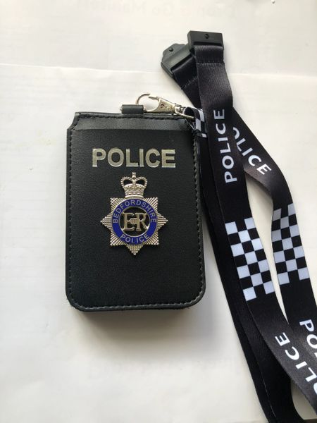 Bedfordshire Police card holder & lanyard