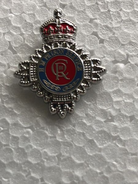 HMP HM Prison Service 25mm Pin badge