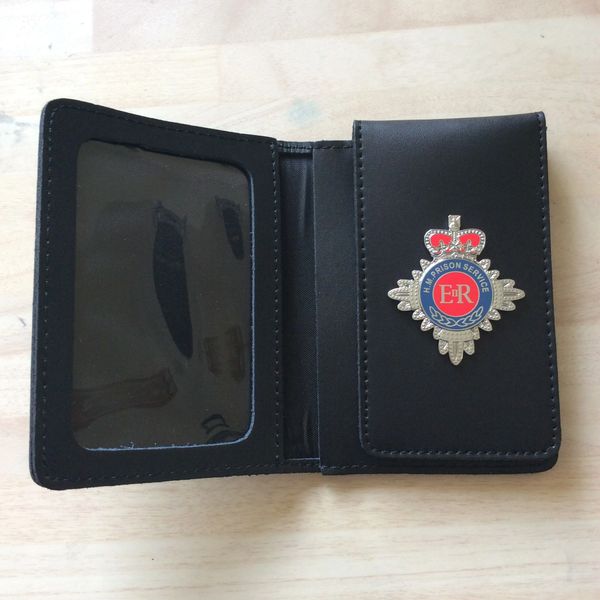 HM Prison Service ID wallet- Queens crown /E11R version