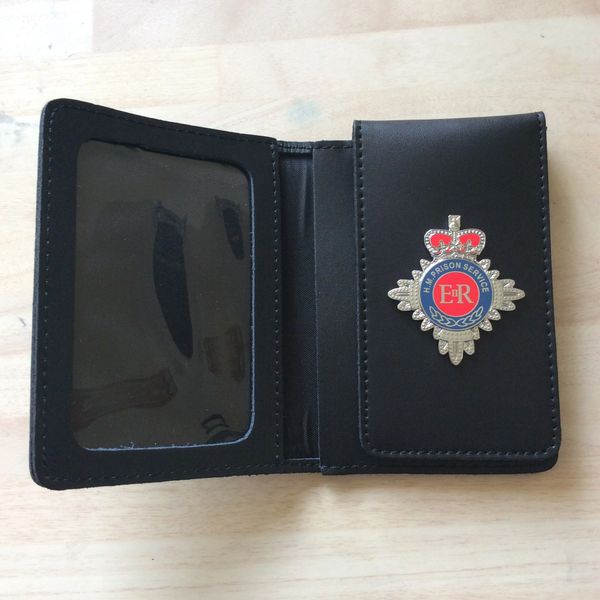 HM Prison Service ID wallet- Commemorative Queens crown /E11R version