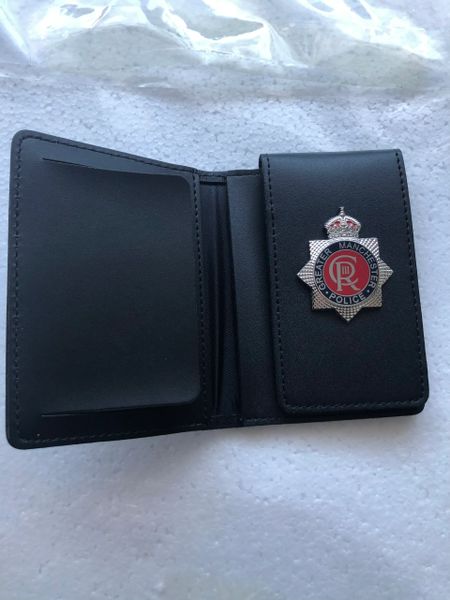 Greater Manchester Police badged wallet- Kings crown/ Charles 111 Cypher