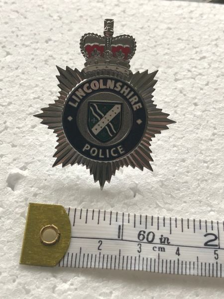 Lincolnshire Police badge-obsolete E11R design