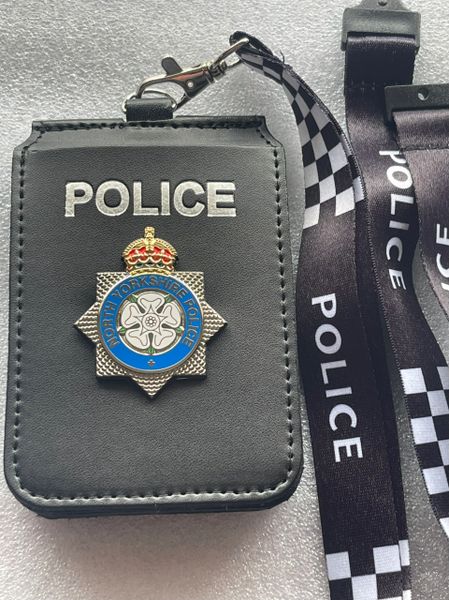 North Yorkshire Police neck holder & lanyard