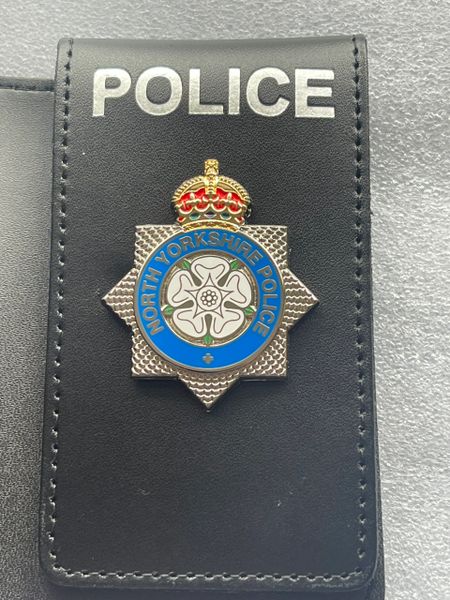 North Yorkshire Police warrant card wallet