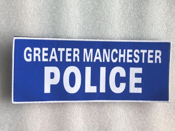 Greater Manchester Police woven patch (large)Velcro backing