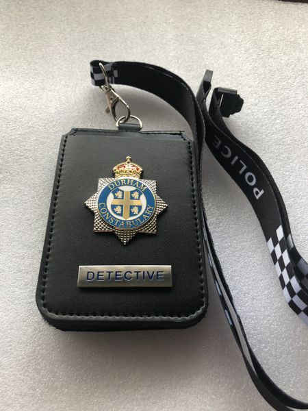 Durham Constabulary double Cardholder-King’s Crown Crest