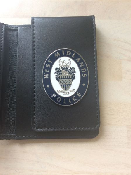 West Midlands Police badged warrant card wallet