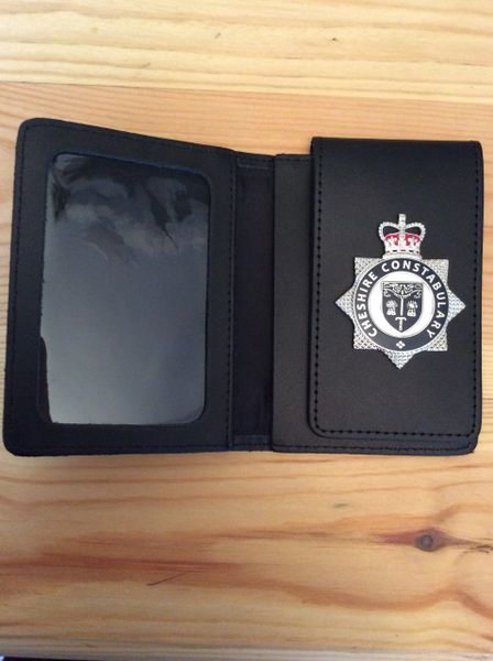 Cheshire Constabulary badged warrant card wallet