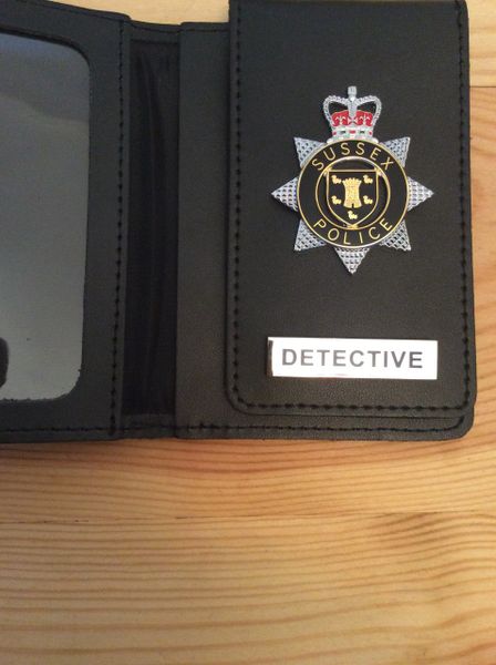 Sussex Police warrant card wallet -Detective version