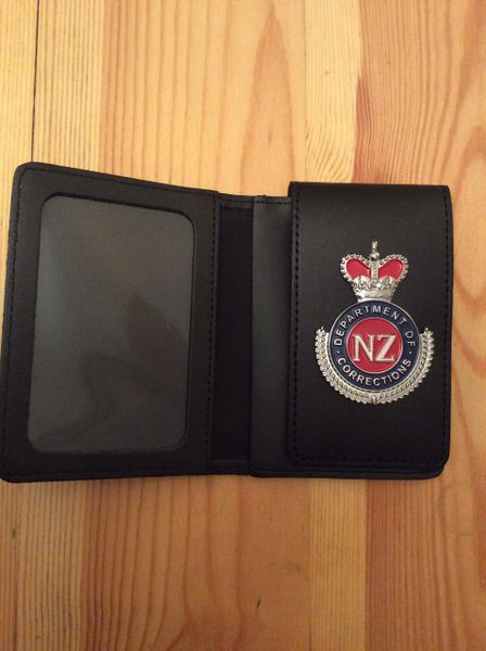 NZ Dept of Corrections badged wallet