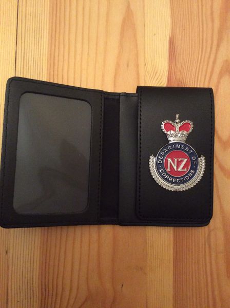 New Zealand Dept of Corrections badged wallet