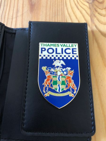 Thames Valley Police badged Warrant Card Wallet