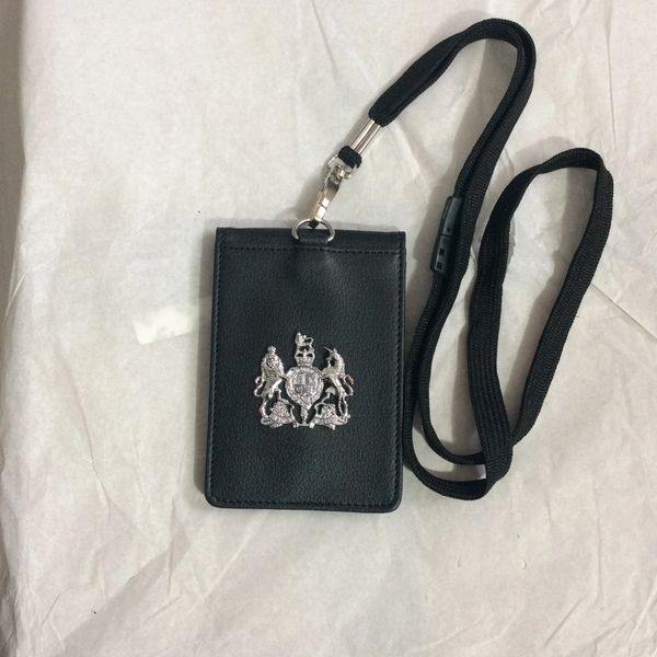 HM Coat of Arms holder with lanyard