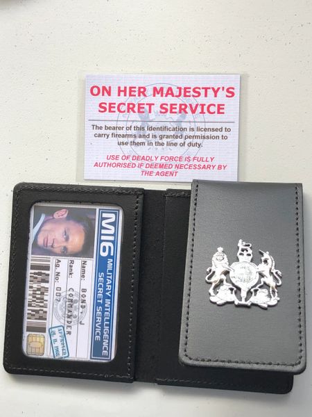 James Bond / Mi6 style prop wallet