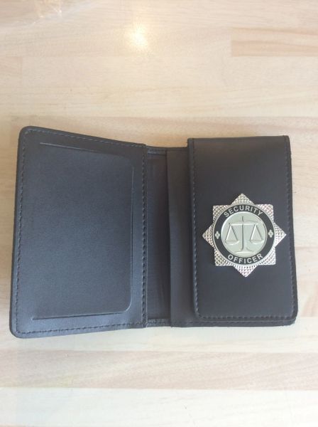 Security Officer ID card wallet -handcrafted