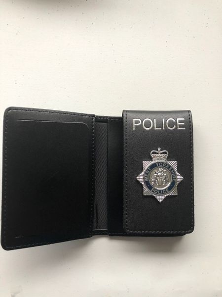 West Yorkshire Police badged warrant card wallet