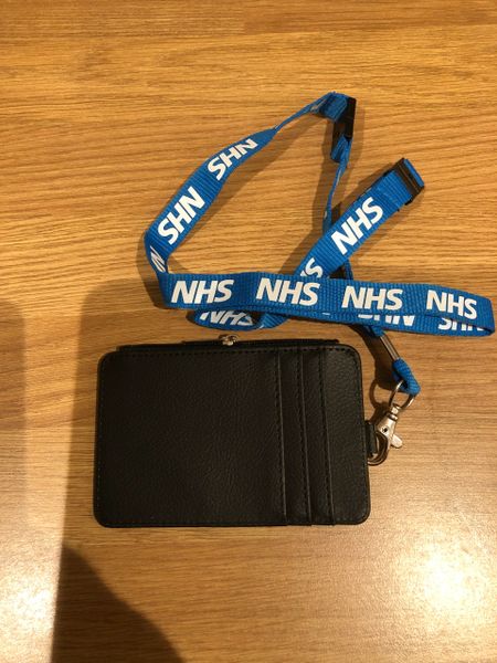 NHS safety lanyard & cardholder