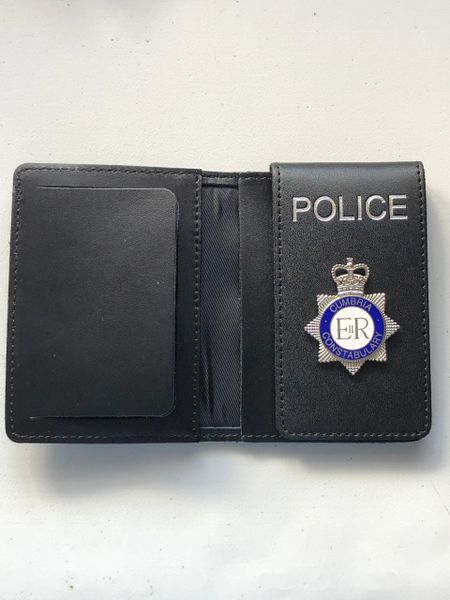 Cumbria Constabulary E11R badged Warrant Card wallet