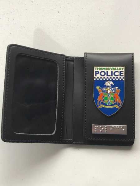 Thames Valley Police Wallet with Braille | enforcement supplies.com