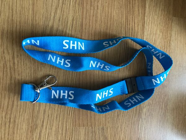 NHS lanyard blue