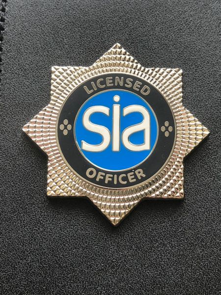 SIA Licensed Officer pin badge