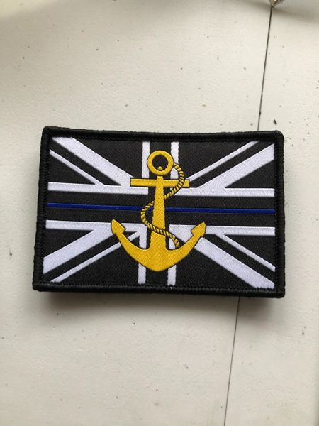 Police Marine Unit / Port Police Thin blue line badge