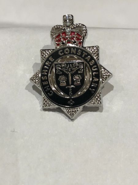 Cheshire Constabulary tie pin / lapel badge