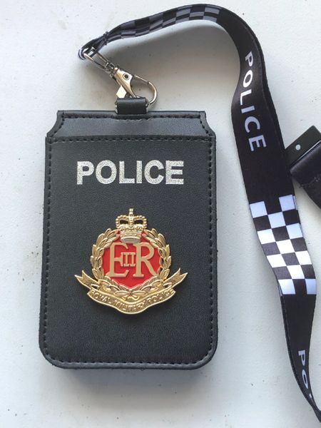 Royal military police badged card holder & lanyard