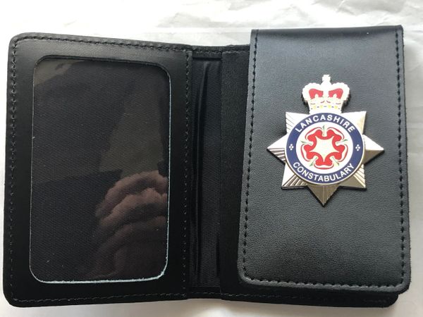 Lancashire Constabulary commemorative wallet-Queen’s Crown design